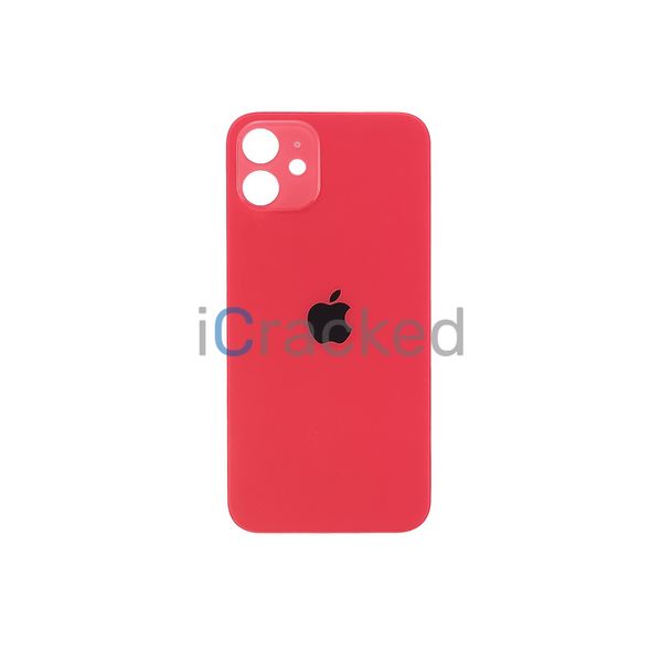 Компанія iCracked. Задняя крышка корпуса Apple iPhone 12 Red, большой вырез под камеру НФ-00000574 фото