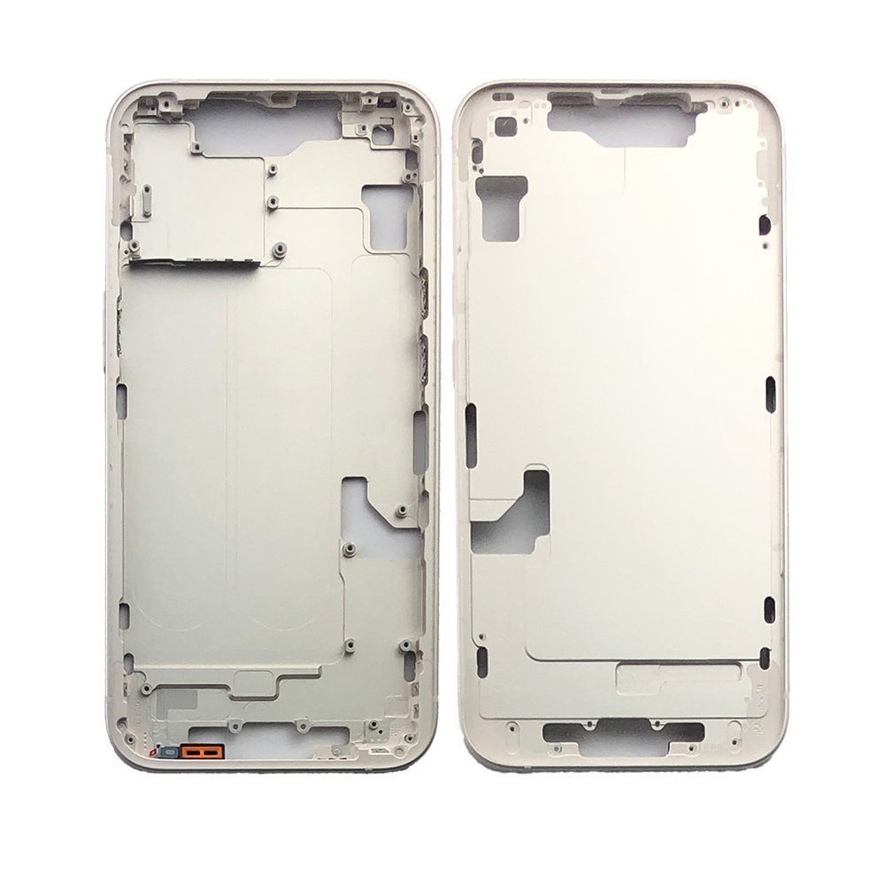 Компанія iCracked. Корпус iPhone 14 White з тримачем SIM, кнопками та сіткою EU НФ-00001960 фото