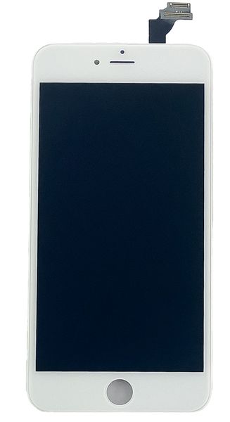 Компанія iCracked. Дисплей (экран) Apple iPhone 6 Plus с тачскрином и рамкой, AAA, белый НФ-00000503 фото