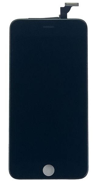 Компанія iCracked. Дисплей (экран) Apple iPhone 6 Plus с тачскрином и рамкой, AAA, черный НФ-00000504 фото