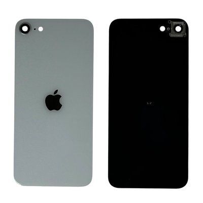 Компанія iCracked. Задня кришка корпусу iPhone SE 2 White, звичайний виріз і кільце камери НФ-00002689 фото