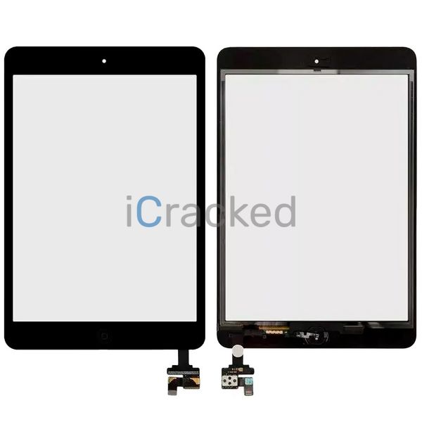 Компанія iCracked. Тачскрин (сенсор) iPad Mini 1/2 AAA с кнопкой, (A1489, A1490, A1491) (A1432, A1454, A1455) Black НФ-00000278 фото