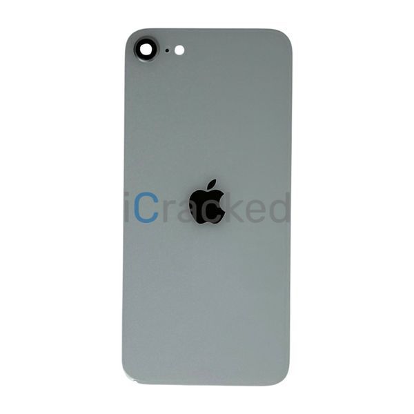 Компанія iCracked. Задня кришка корпусу iPhone SE 2 White, звичайний виріз і кільце камери НФ-00002689 фото