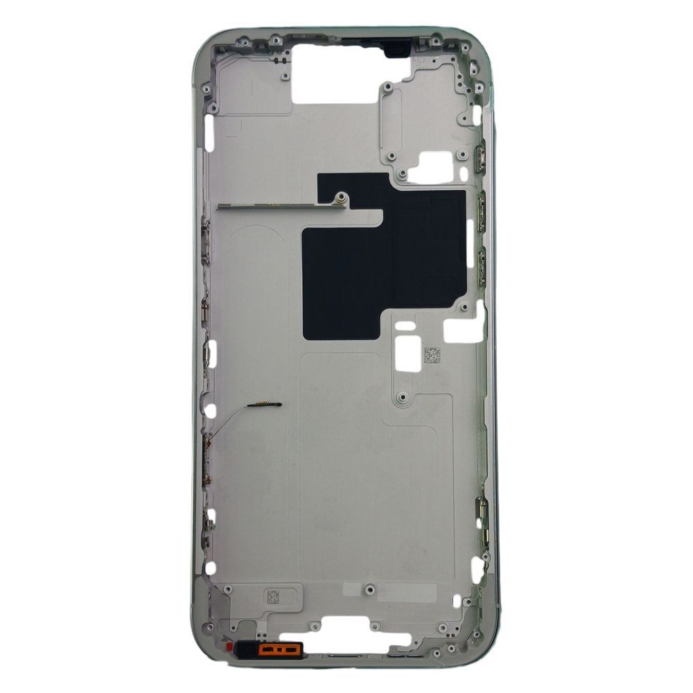Компанія iCracked. Рамка корпуса iPhone 16 Pro Max White Titanium в зборі з кнопками, магнітами та сіткою US + кнопка Camera Control НФ-00003692 фото