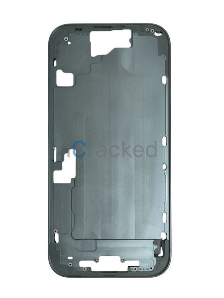 Компанія iCracked. Рамка корпуса iPhone 16 Green (Teal) с держателем SIM, кнопками и сеткой EU НФ-00003009 фото