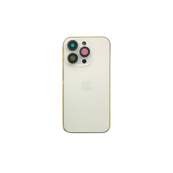 Компанія iCracked. Корпус iPhone 14 Pro в сборе Gold с держателем SIM, кнопками, магнитами и сеткой EU НФ-00001557 фото
