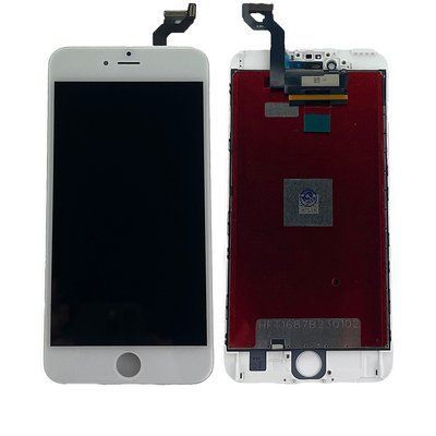 Компанія iCracked. Дисплей (экран) Apple iPhone 6S Plus с тачскрином и рамкой, AAA, белый НФ-00000506 фото