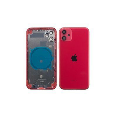 Компанія iCracked. Корпус iPhone 11 в сборе Red с держателем SIM, кнопками и сеткой НФ-00000911 фото