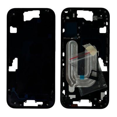 Компанія iCracked. Рамка корпуса iPhone 16 Black Titanium в зборі з кнопками та сіткою EU НФ-00003697 фото