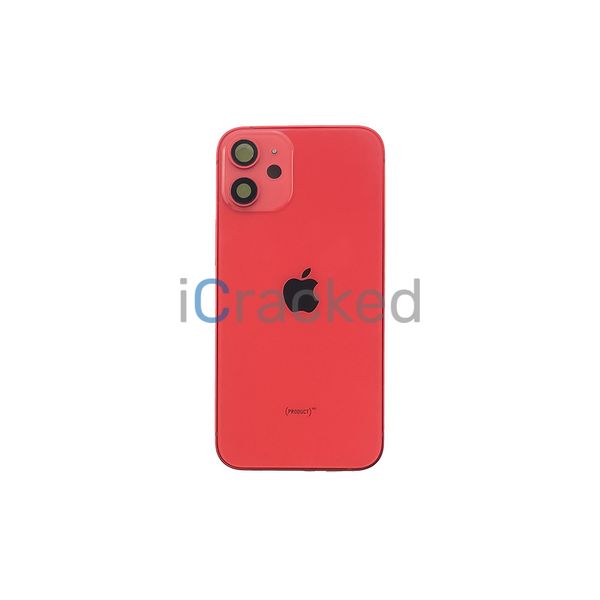 Компанія iCracked. Корпус iPhone 12 Mini в сборе Red с держателем SIM, кнопками, магнитами и сеткой EU НФ-00001305 фото