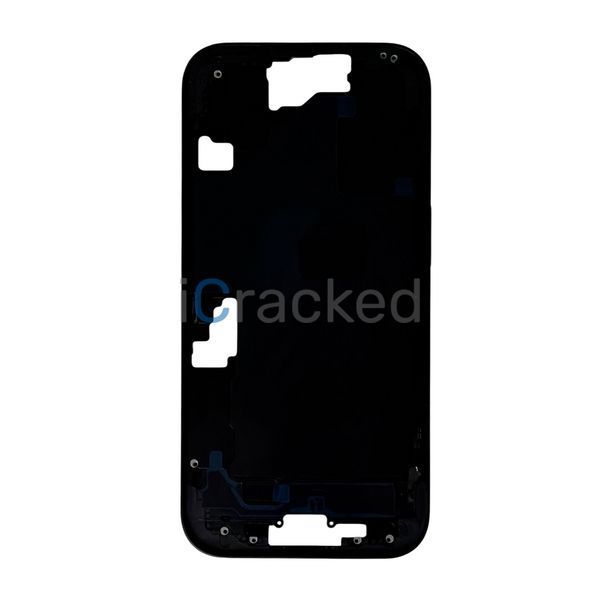 Компанія iCracked. Рамка корпуса iPhone 16 Black Titanium в зборі з кнопками та сіткою EU НФ-00003697 фото