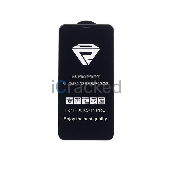 Компанія iCracked. Защитное стекло 10D Full Glue Protect для iPhone X/XS/11 Pro НФ-00000523 фото