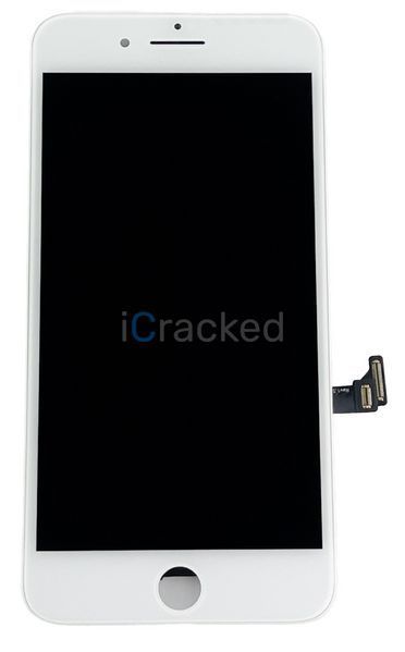 Дисплей (экран) Apple iPhone 8 Plus с тачскрином и рамкой, AAA, белый НФ-00000508 фото Компанія iCracked. Дисплей (экран) Apple iPhone 8 Plus с тачскрином и рамкой, AAA, белый НФ-00000508 фото