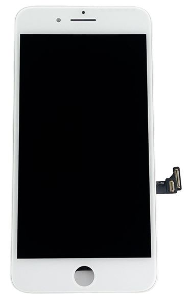 Компанія iCracked. Дисплей (екран) Apple iPhone 8 Plus з тачскріном та рамкою, AAA, білий НФ-00000508 фото