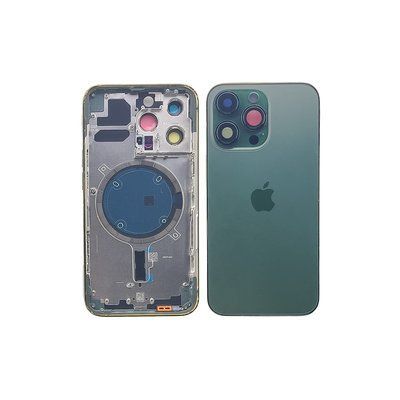 Компанія iCracked. Корпус iPhone 13 Pro в сборе Midnight Green с держателем SIM, кнопками, магнитами и сеткой US НФ-00001438 фото
