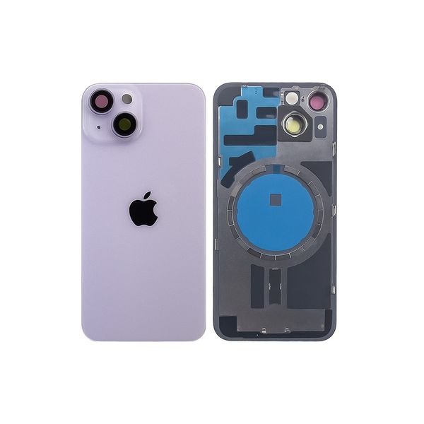 Компанія iCracked. Задня кришка корпусу iPhone 14 Purple, звичайний виріз в зборі зі склом камери НФ-00001317 фото