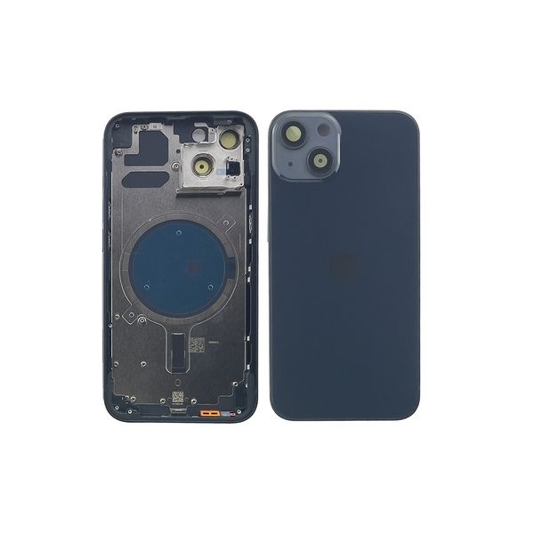 Компанія iCracked. Корпус iPhone 13 Mini в сборе Midnight с держателем SIM, кнопками, магнитами и сеткой EU НФ-00001307 фото
