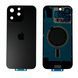 Компанія iCracked. Задня кришка корпусу iPhone 16 Pro Max Black Titanium, звичайний виріз в зборі зі склом камери НФ-00002711 фото