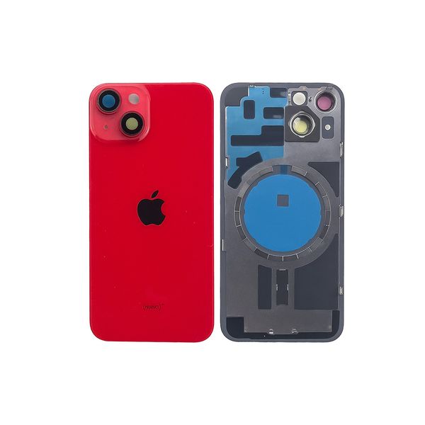 Компанія iCracked. Задня кришка корпусу iPhone 14 Red, звичайний виріз в зборі зі склом камери НФ-00001318 фото
