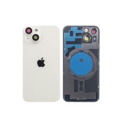 Компанія iCracked. Задня кришка корпусу iPhone 14 White, в зборі зі склом камери НФ-00001319 фото