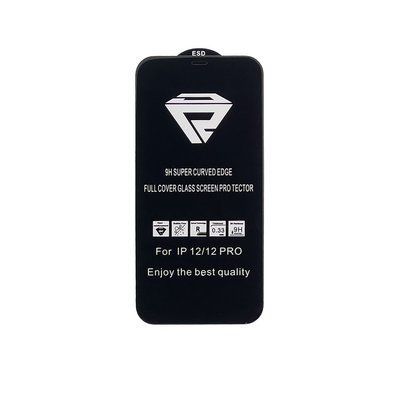 Компанія iCracked. Захисне скло 10D Full Glue Protect для Apple iPhone 12/12 Pro НФ-00000526 фото