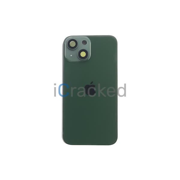 Компанія iCracked. Корпус iPhone 13 Mini в сборе Midnight Green с держателем SIM, кнопками, магнитами и сеткой EU НФ-00001309 фото