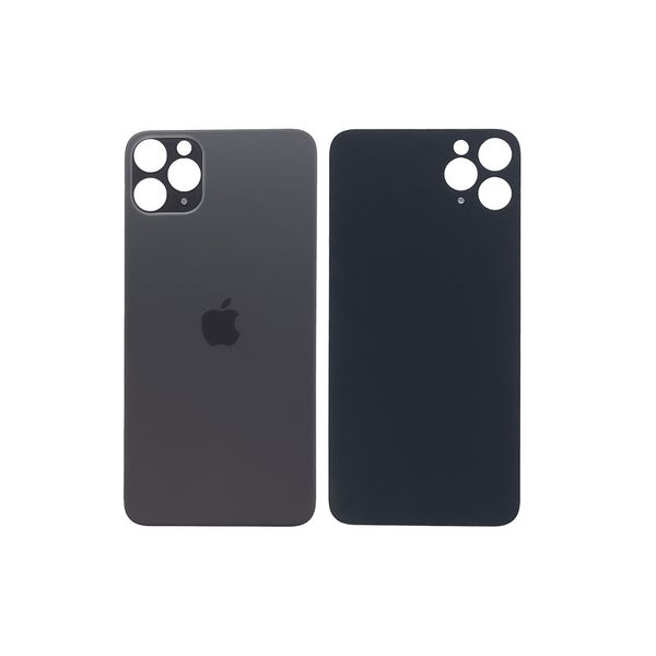Компанія iCracked. Задняя крышка корпуса Apple iPhone 11 Pro Max Black, большой вырез под камеру НФ-00000932 фото