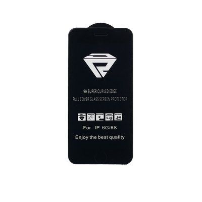 Компанія iCracked. Захисне скло 10D Full Glue Protect для Apple iPhone 6/6S Black НФ-00000527 фото