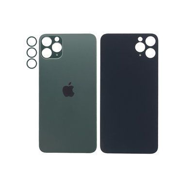 Компанія iCracked. Задня кришка корпусу iPhone 11 Pro Midnight Green, звичайний виріз та кільце камери НФ-00000605 фото