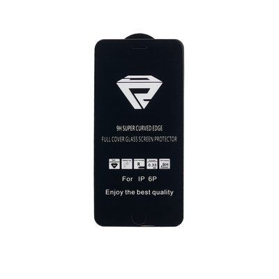 Компанія iCracked. Захисне скло 10D Full Glue Protect для Apple iPhone 6/6S Plus Black НФ-00000530 фото
