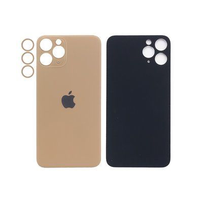 Компанія iCracked. Задня кришка корпусу iPhone 11 Pro Gold, звичайний виріз та кільце камери НФ-00000606 фото