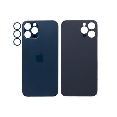 Компанія iCracked. Задня кришка корпусу iPhone 12 Pro Blue, звичайний виріз та кільце камери НФ-00000974 фото