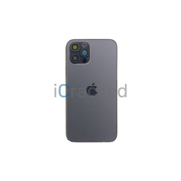 Компанія iCracked. Корпус iPhone 12 Pro в сборе Black с держателем SIM, кнопками, магнитами и сеткой EU НФ-00000941 фото