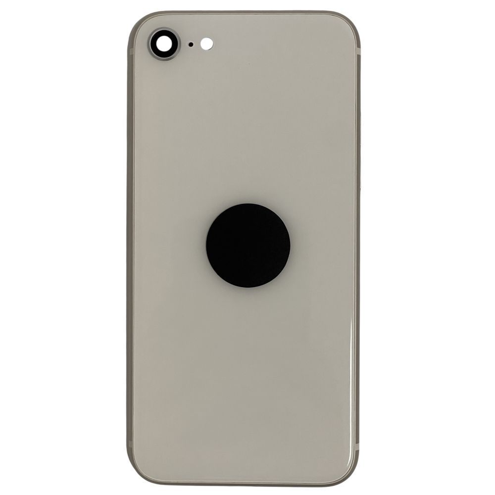 Компанія iCracked. Корпус iPhone SE 3 в зборі Starlight з тримачем SIM, кнопками та сіткою НФ-00002733 фото