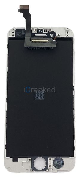 Компанія iCracked. Дисплей (экран) Apple iPhone 6 оригинал с тачскрином и рамкой REF, белый НФ-00000005 фото