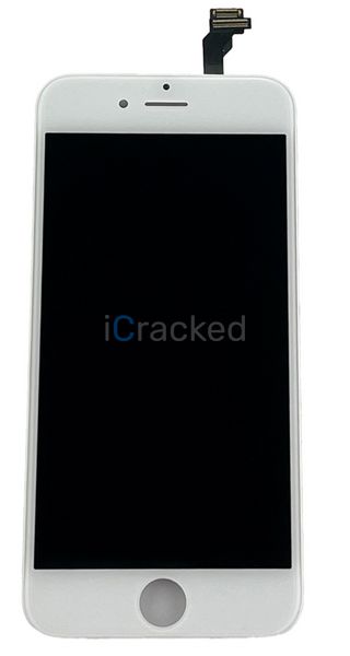 Компанія iCracked. Дисплей (экран) Apple iPhone 6 оригинал с тачскрином и рамкой REF, белый НФ-00000005 фото