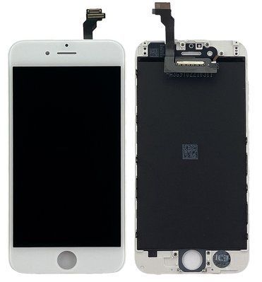 Компанія iCracked. Дисплей (экран) Apple iPhone 6 оригинал с тачскрином и рамкой REF, белый НФ-00000005 фото