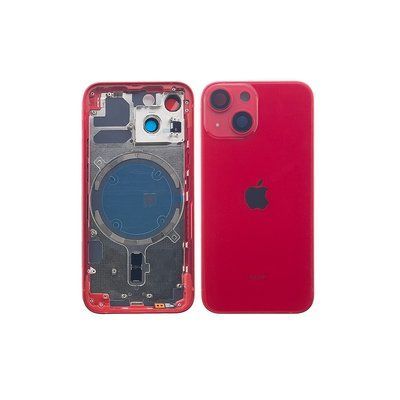 Компанія iCracked. Корпус iPhone 13 Mini в зборі Red з тримачем SIM, кнопками, магнітами та сіткою US НФ-00001525 фото