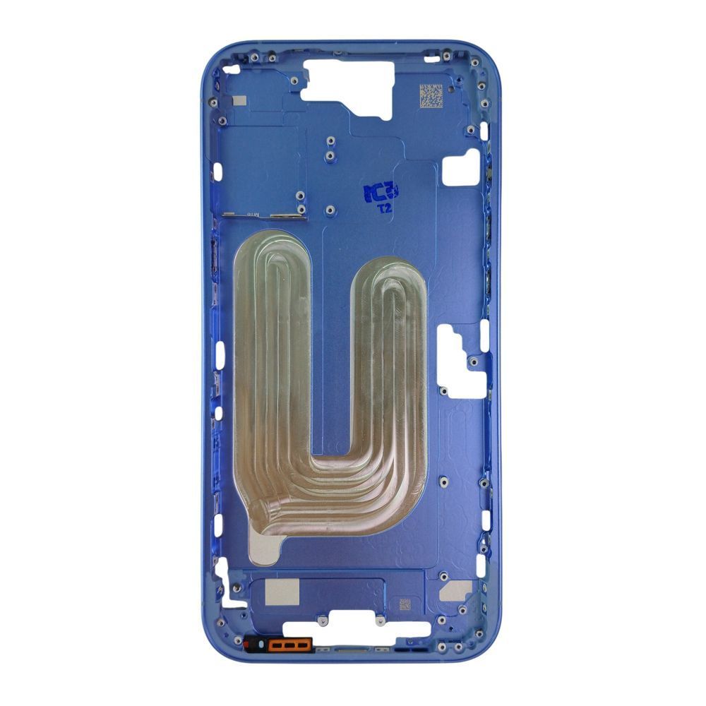 Компанія iCracked. Рамка корпуса iPhone 16 Plus Blue (Ultramarine) з кнопками та сіткою US НФ-00003026 фото
