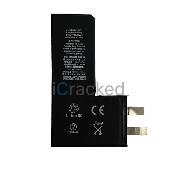 Компанія iCracked. Аккумулятор (батарея) для iPhone XS без контроллера, 2658 mAh. ААА НФ-00000192 фото