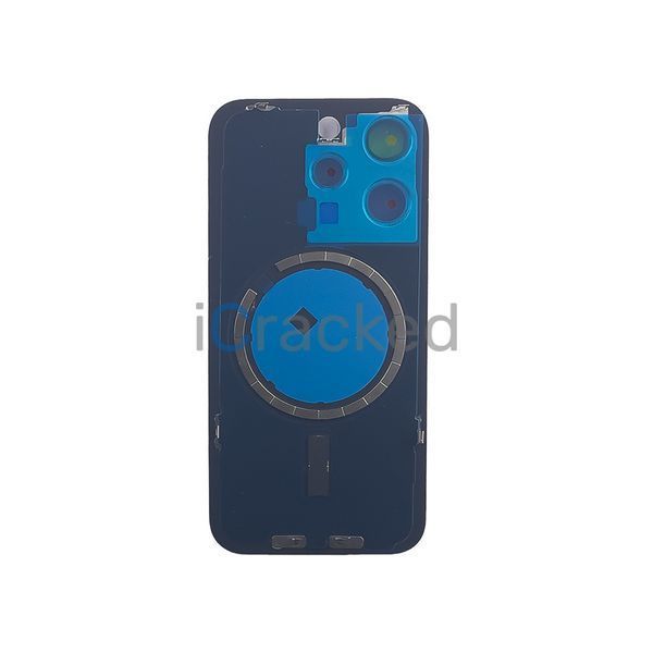 Компанія iCracked. Задняя крышка корпуса iPhone 15 Pro Max White Titanium, в сборе со стеклом камеры НФ-00001824 фото