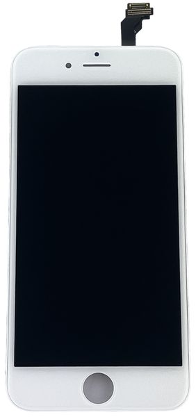 Компанія iCracked. Дисплей (екран) Apple iPhone 6 з тачскріном та рамкою, AAA, білий НФ-00000498 фото
