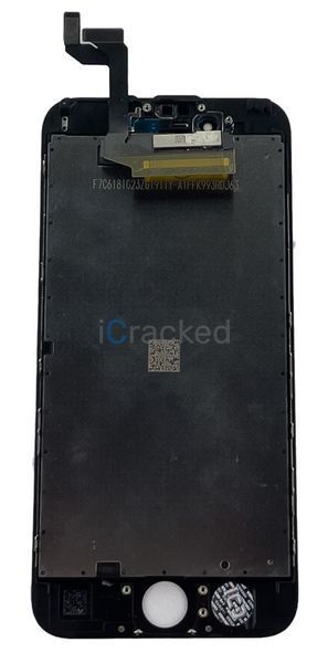 Компанія iCracked. Дисплей (екран) Apple iPhone 6S оригінал з тачскріном та рамкою REF, чорний НФ-00000008 фото