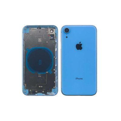 Компанія iCracked. Корпус iPhone XR в сборе Sierra Blue с держателем SIM, кнопками и сеткой НФ-00001077 фото