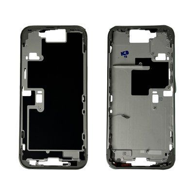 Компанія iCracked. Рамка корпуса iPhone 16 Pro Max Natural Titanium в зборі з кнопками, магнітами та сіткою US + кнопка Camera Control НФ-00003690 фото