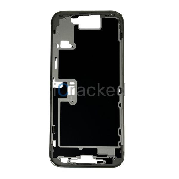 Компанія iCracked. Рамка корпуса iPhone 16 Pro Max Natural Titanium в зборі з кнопками, магнітами та сіткою US + кнопка Camera Control НФ-00003690 фото